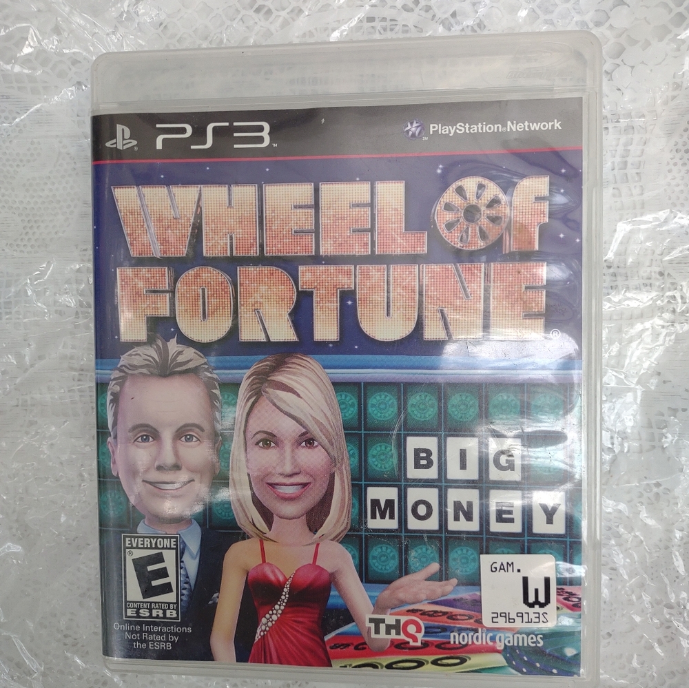 Wheel of Fortune Game PlayStation 3